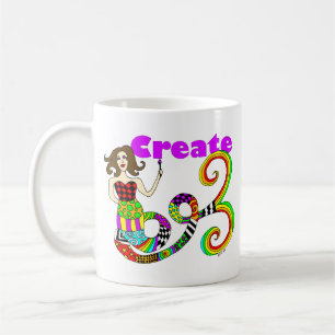 Mug Créez la sirène colorée Muse