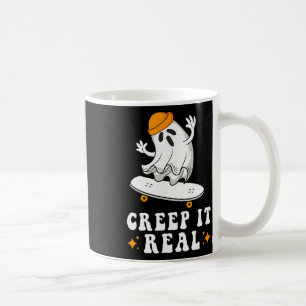 Mug Créez-le Réel Fantôme Halloween Planche à Roulette