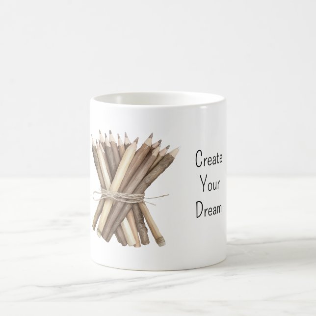 Mug Créez Vos Crayons De Rêve Artiste (Centre)