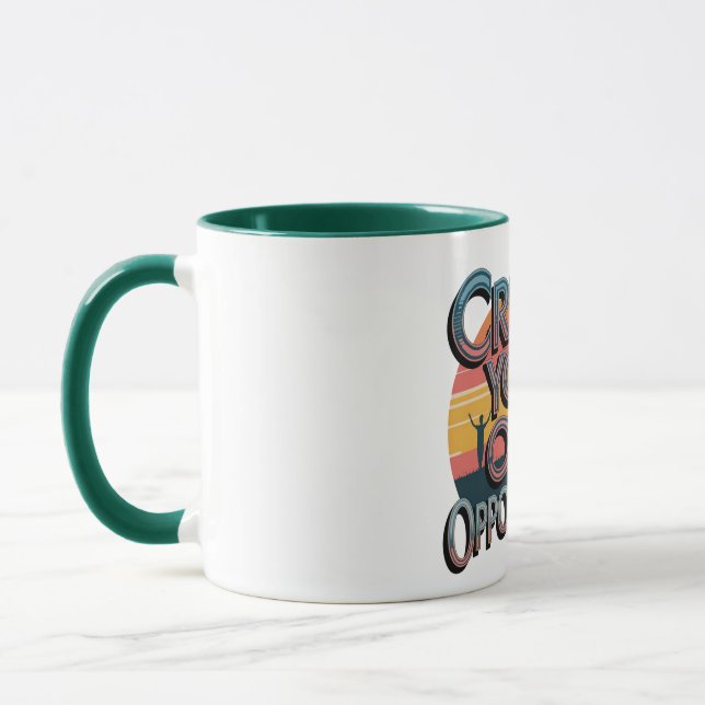 Mug "Créez vos propres opportunités" Inspiration (Gauche)