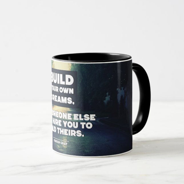 Mug Créez vos propres rêves (Devant droit)