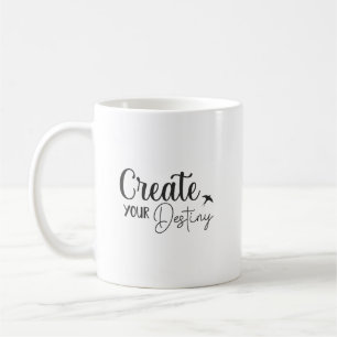Mug Créez votre destinée - Gymnase, réussite, Hustle