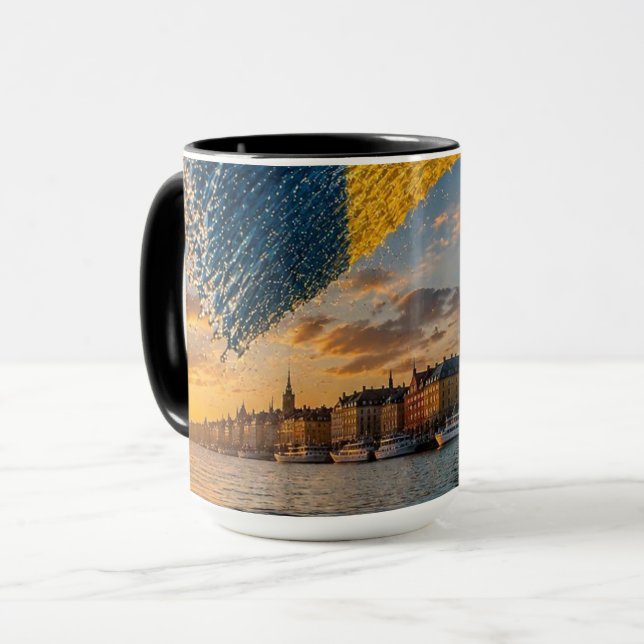 Mug créez votre état d'esprit positif futur (Devant gauche)