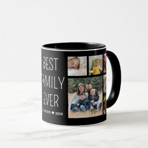 Mug Créez votre propre 12 photo meilleure famille jama