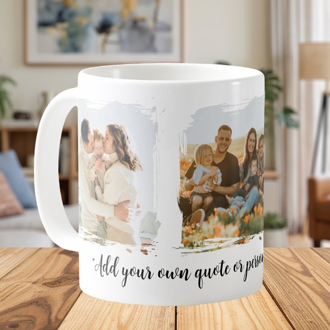 Mug Créez votre propre 3 Photo (Créateur téléchargé)