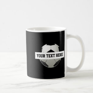 Mug Créez Votre Propre Ballon de Football Nom d'Équipe