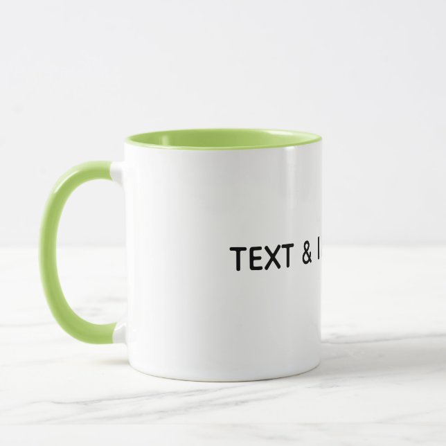 Mug Créez votre propre blanc (Gauche)