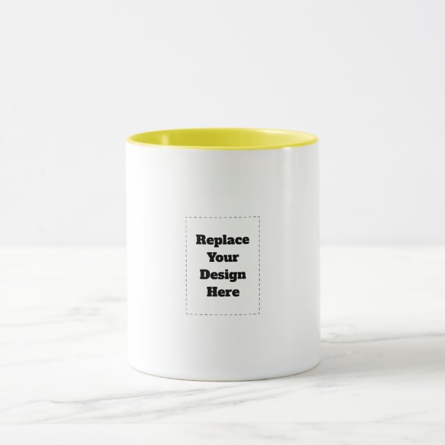 Mug Créez Votre Propre blanc (Centre)
