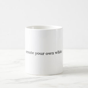 Mug créez votre propre blanc