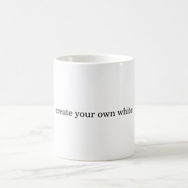 Mug créez votre propre blanc  (Centre)