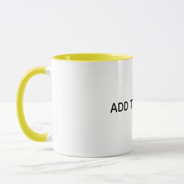 Mug Créez Votre Propre Blanc  (Gauche)