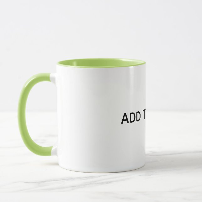 Mug Créez Votre Propre Blanc  (Gauche)