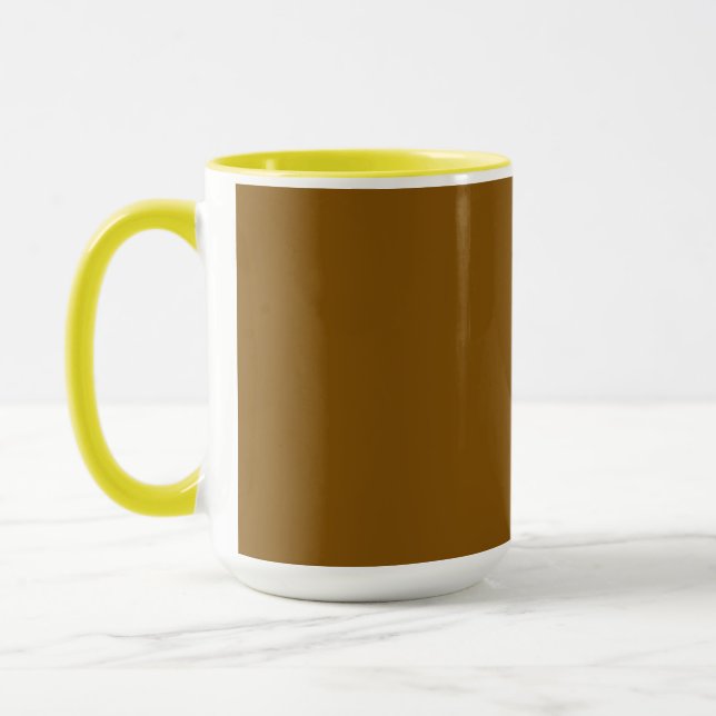 Mug Créez Votre Propre Brun (Gauche)