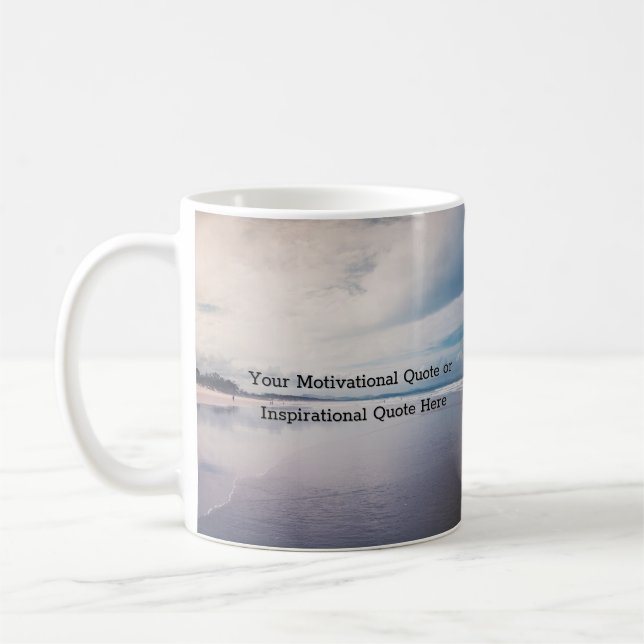 Mug Créez Votre Propre Citation Inspirante Motivationn (Gauche)