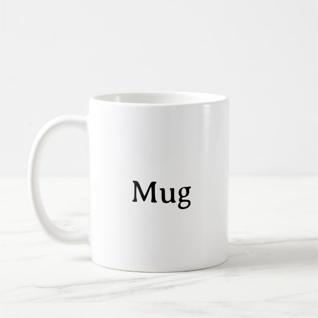 Mug Créez votre propre classique 11 oz   (Gauche)