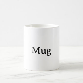 Mug Créez Votre Propre Classique Simple Personnalisé