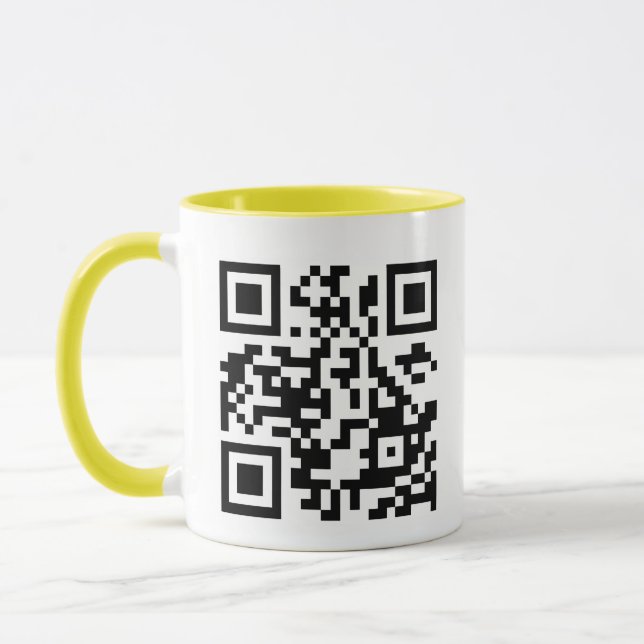 Mug Créez votre propre code QR (Gauche)