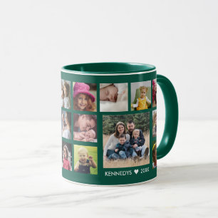 Mug Créez Votre Propre Collage Photo 22 Nom de Famille