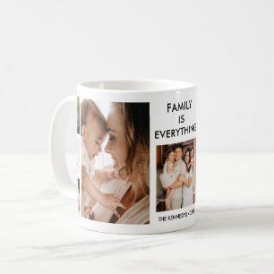 Mug Créez Votre Propre Collage Photo 9 Nom de Famille