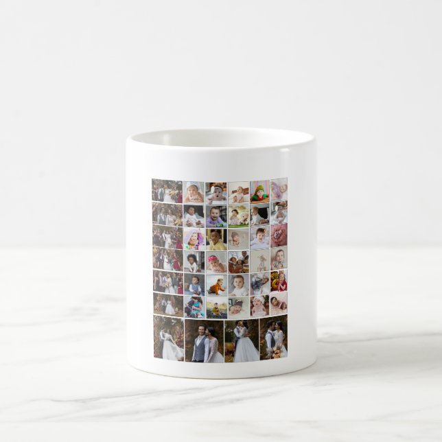 Mug Créez votre propre collection de photos 40 (Centre)