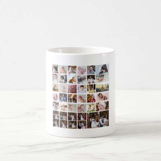 Mug Créez votre propre collection de photos 40 (Centre)