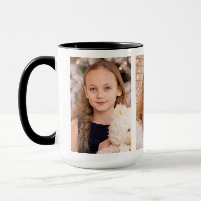 Mug Créez votre propre collection photo 3 (Gauche)