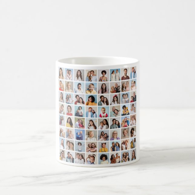 Mug Créez votre propre collection photo de 64 (Centre)