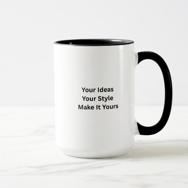 Mug Créez votre propre combo 15oz (Droite)