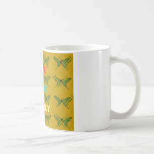 Mug Créez Votre Propre Cute Nice Beau Papillon Vintage
