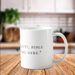 Mug Créez votre propre devis<br><div class="desc">Créez votre propre tasse de devis personnalisée. Caractéristiques élégante typographie minimaliste.</div>