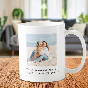 Mug Créez votre propre devis personnalisé photo