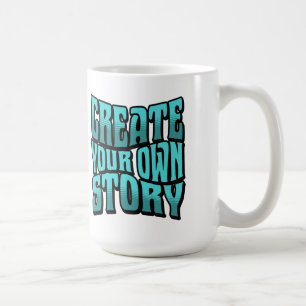 Mug Créez Votre Propre Histoire - Contour Noir