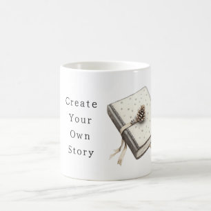 Mug Créez Votre Propre Histoire Journal de Cône de Pin