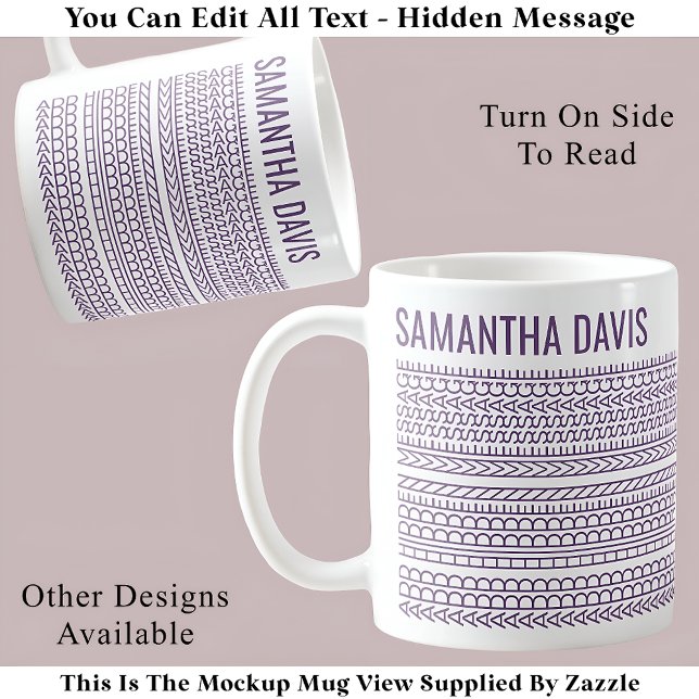 Mug Créez votre propre message et nom long caché 151PW (Créateur téléchargé)