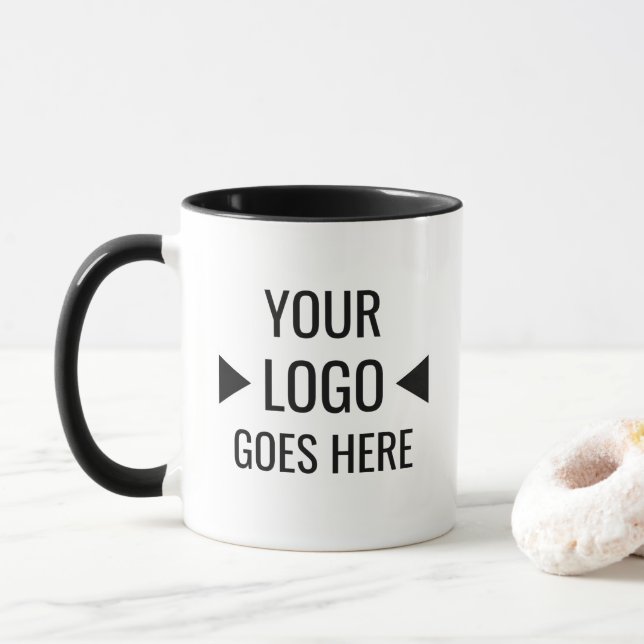 Mug Créez votre propre Modèle de logo professionnel pe (Avec donut)