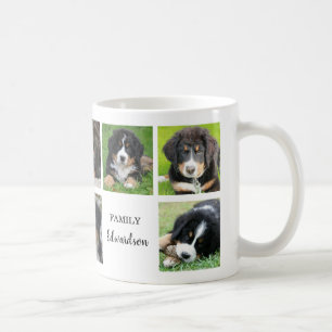 Mug Créez votre propre nom de famille de photos de chi