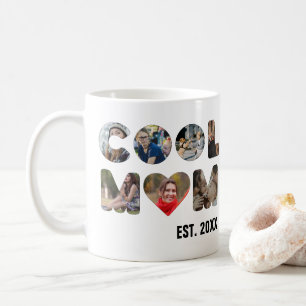 Mug Créez votre propre photo Cool mère 7 lettres pour 
