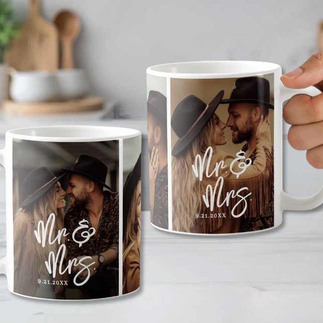 Mug Créez Votre Propre Photo De Mariage (Create Your Own Photo Wedding Coffee Mug)