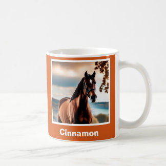 Mug Créez votre propre photo élégante de cheval person