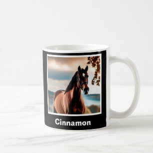 Mug Créez votre propre photo élégante de cheval person