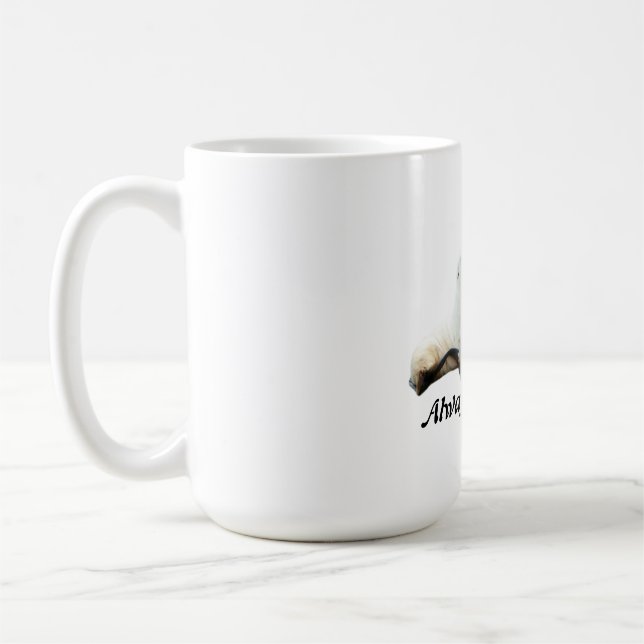 Mug Créez votre propre photo et texte pour couples (Gauche)