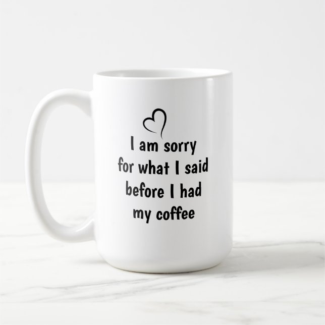 Mug Créez Votre Propre Promotion Simple de Marque (Gauche)