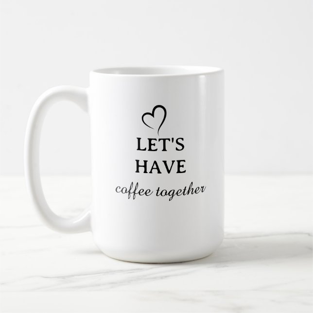 Mug Créez Votre Propre Promotion Simple de Marque (Gauche)