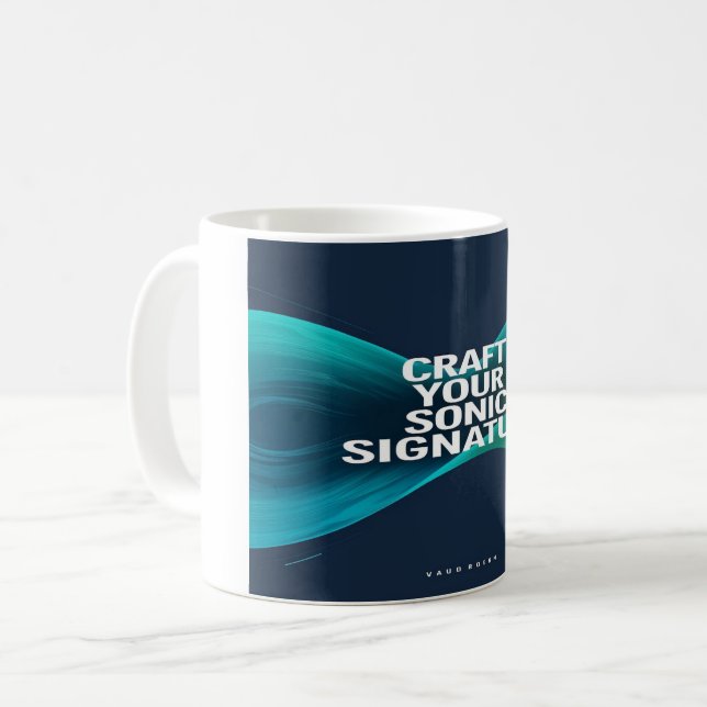 Mug Créez votre signature sonore option 3 (Devant gauche)