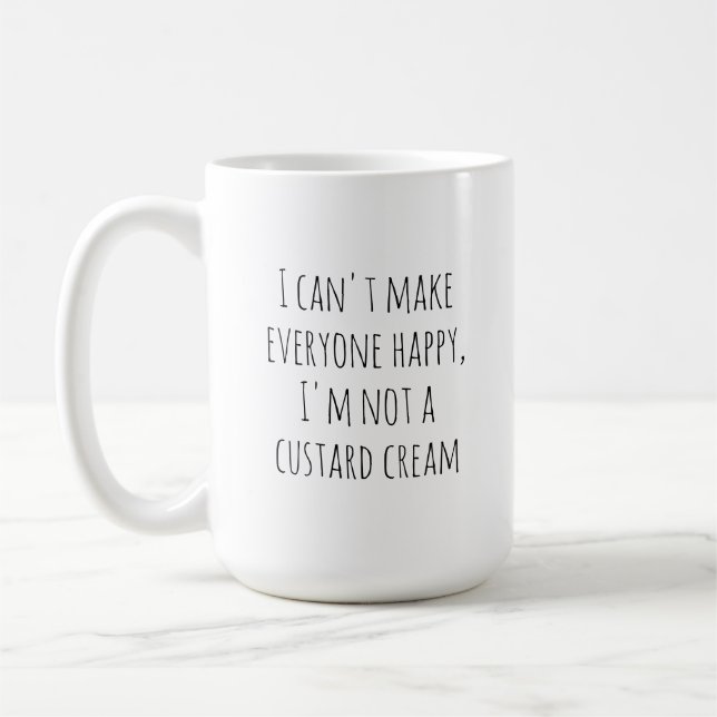 Mug Crème anglaise drôle (Gauche)