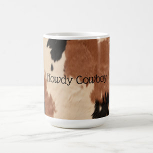 Mug Crème Brown de cowhide