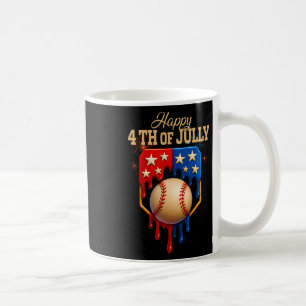 Mug Crème de glace de baseball séchant Patriotique Joy