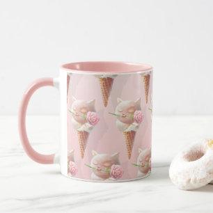Mug Crème de glace Kitty - Rosy & Dreamy