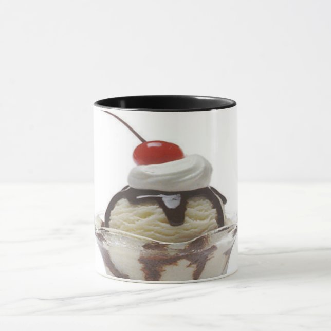 Mug Crème glacée au chocolat Sundae (Centre)