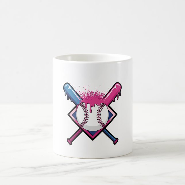 Mug Crème Glacée Baseball Drip Amoureux de Baseball (Centre)